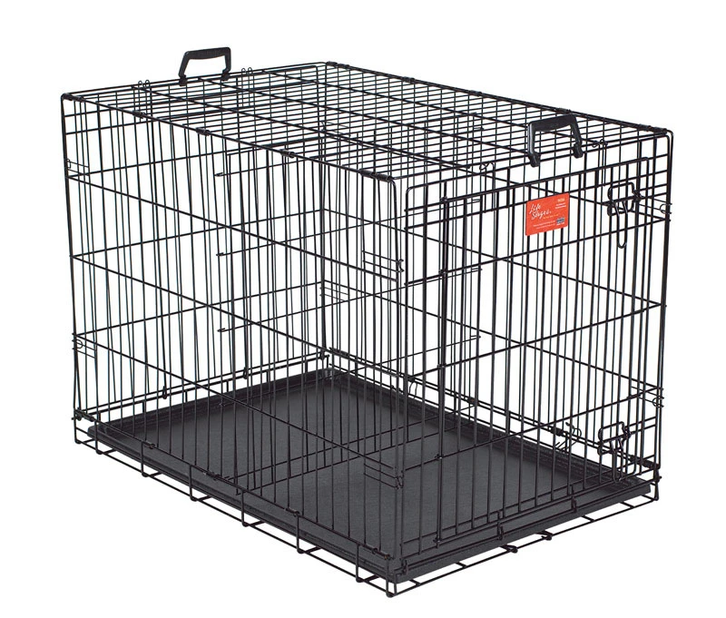 Life Stages Large Pet Crate With Divider Panel, 36 In. L X 24 In. W X 27 In. H