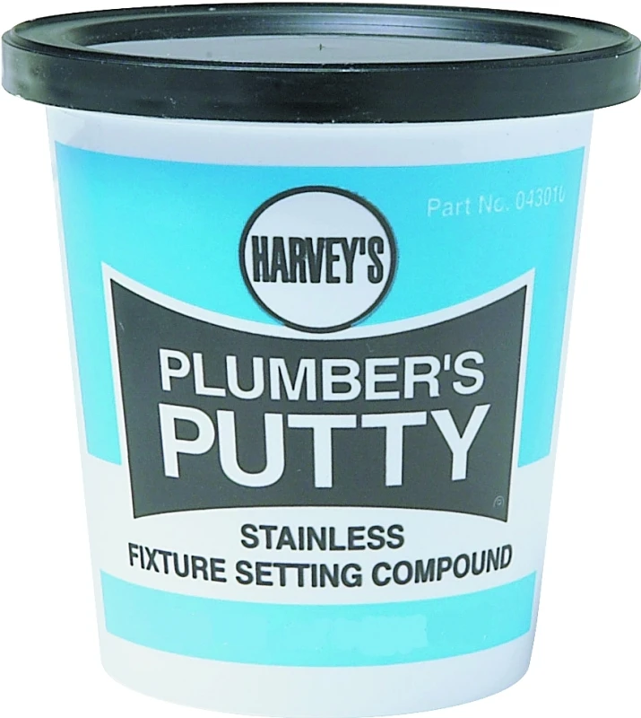 043010 Plumbers Putty, Off-white, 14 Oz Can For Plumbing Applications