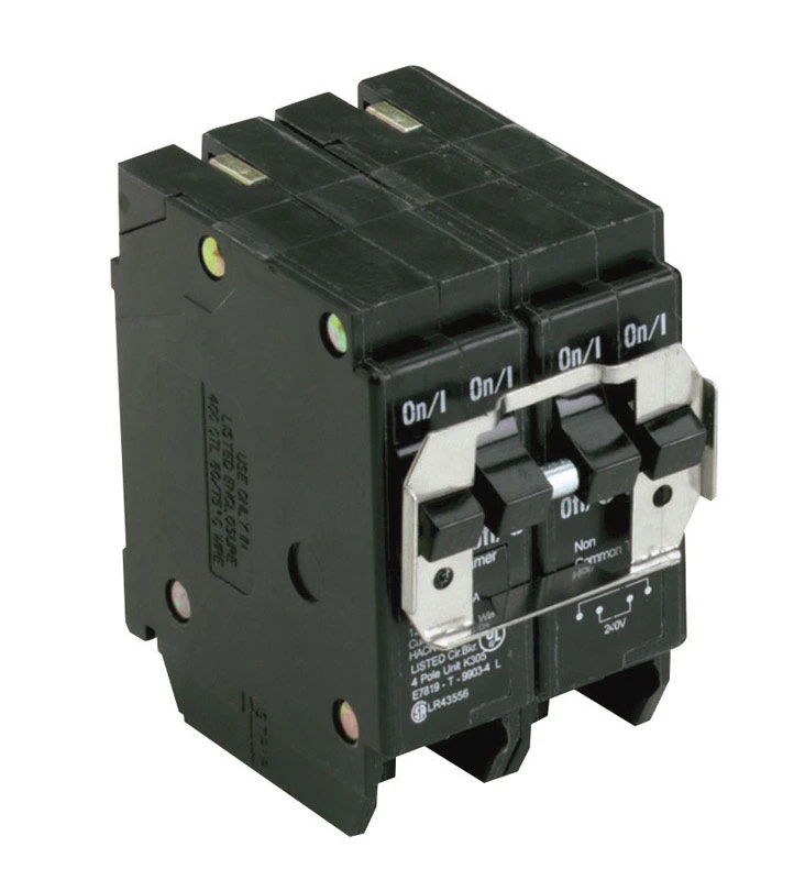 Bq220230 20a/30a Quad-pole Independent Trip Circuit Breaker For Br Panels