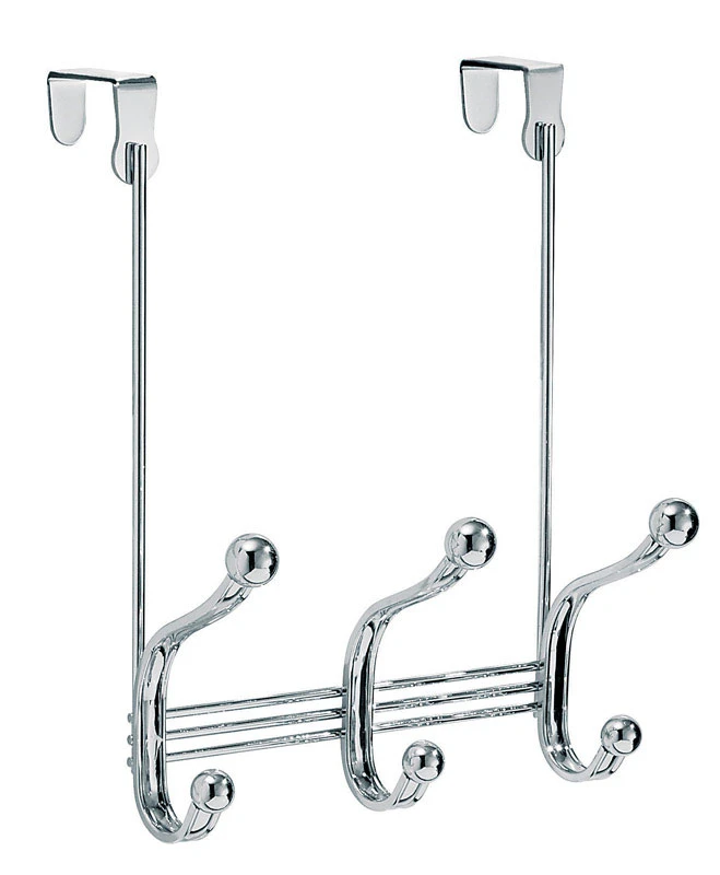 3-Hook Over-The-Door Rack