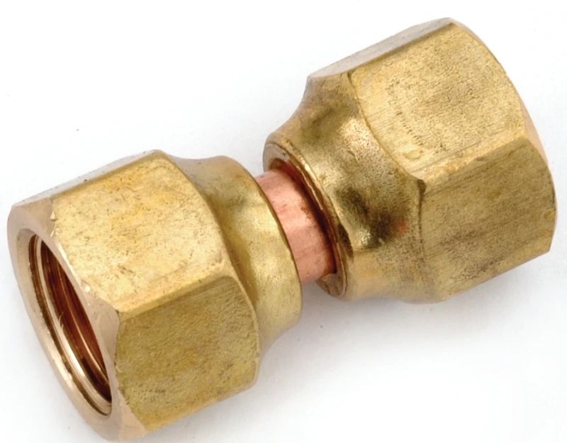 754070-06 3/8 In. Brass Flare Swivel Union, Female Flare, Lead Free