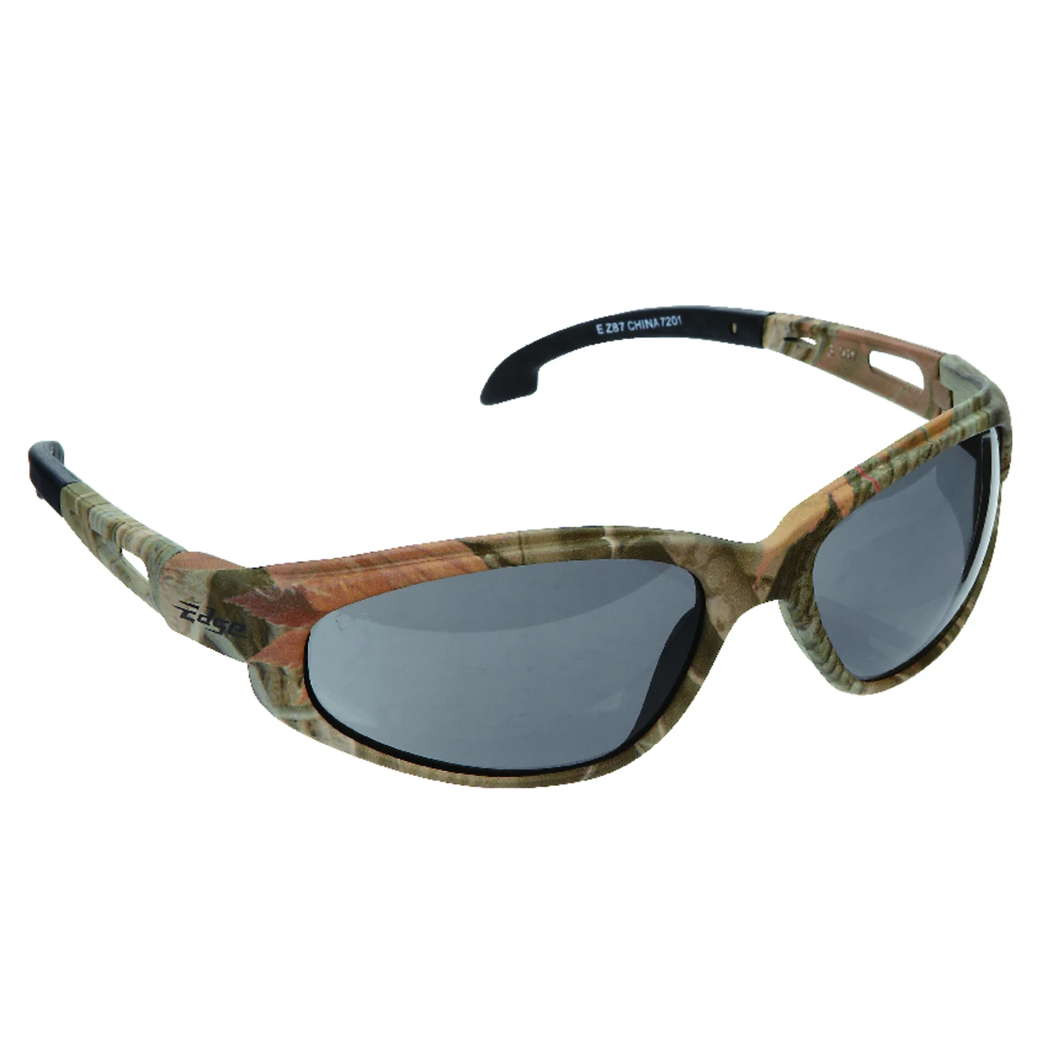 Dakura Camouflage Frame Safety Glasses With Smoke Lenses Sw116cf