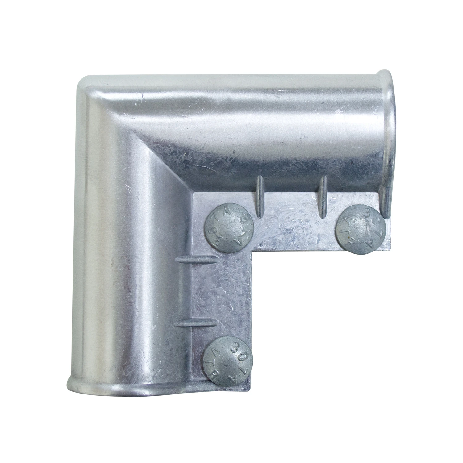 Midwest Air Tech 1-3/8 in. x 1-3/8 in. Aluminum Polished Chain Link Gate L