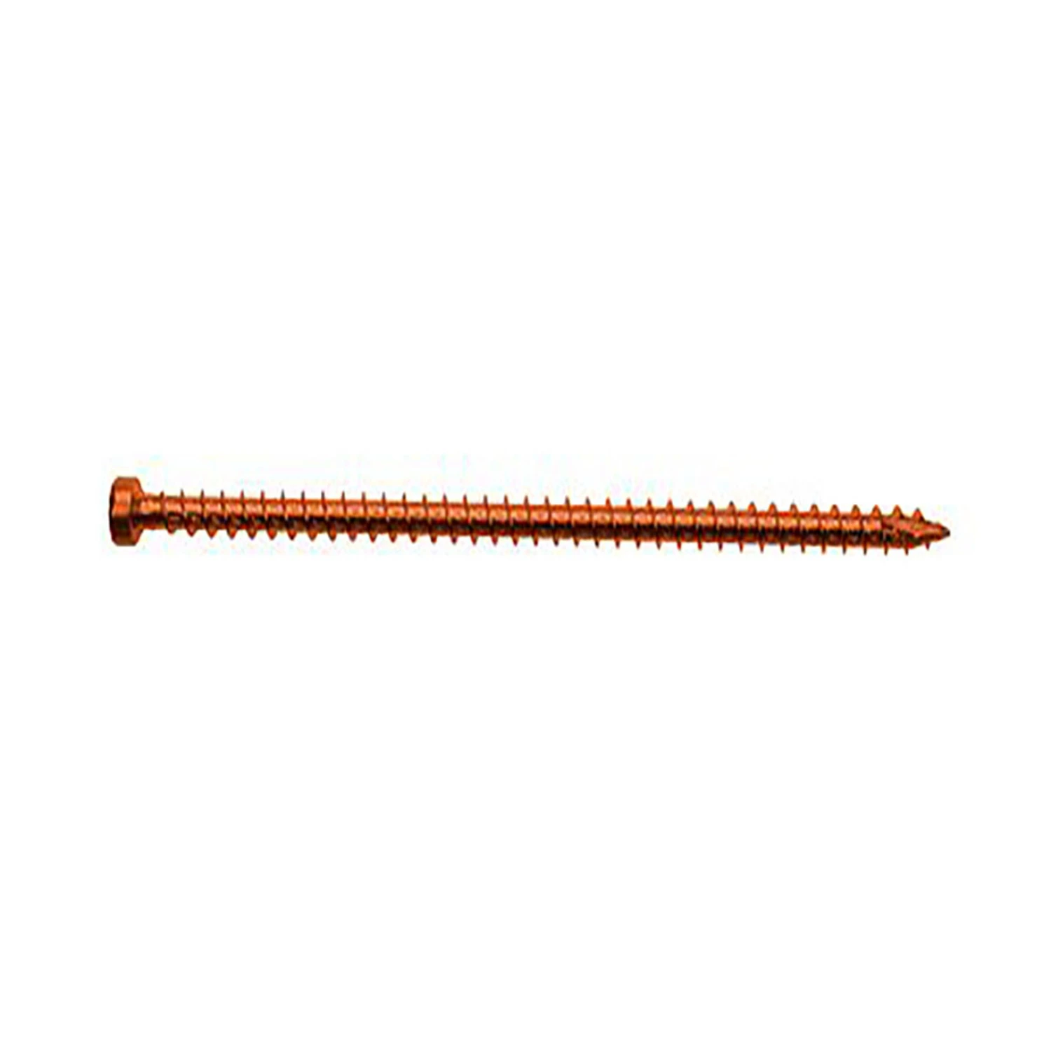 Strong-Drive SDWC Truss Screws, 0.152 x 6 In., Orange, 50-Pk.