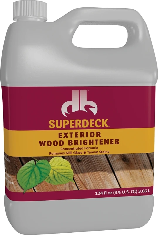 Wood Brightener 1 Gallon - Concentrated Exterior Wood Cleaner