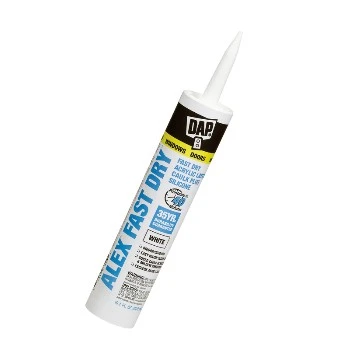 10.1 Oz. White Siliconized Acrylic Latex Caulk For Indoor/outdoor Use