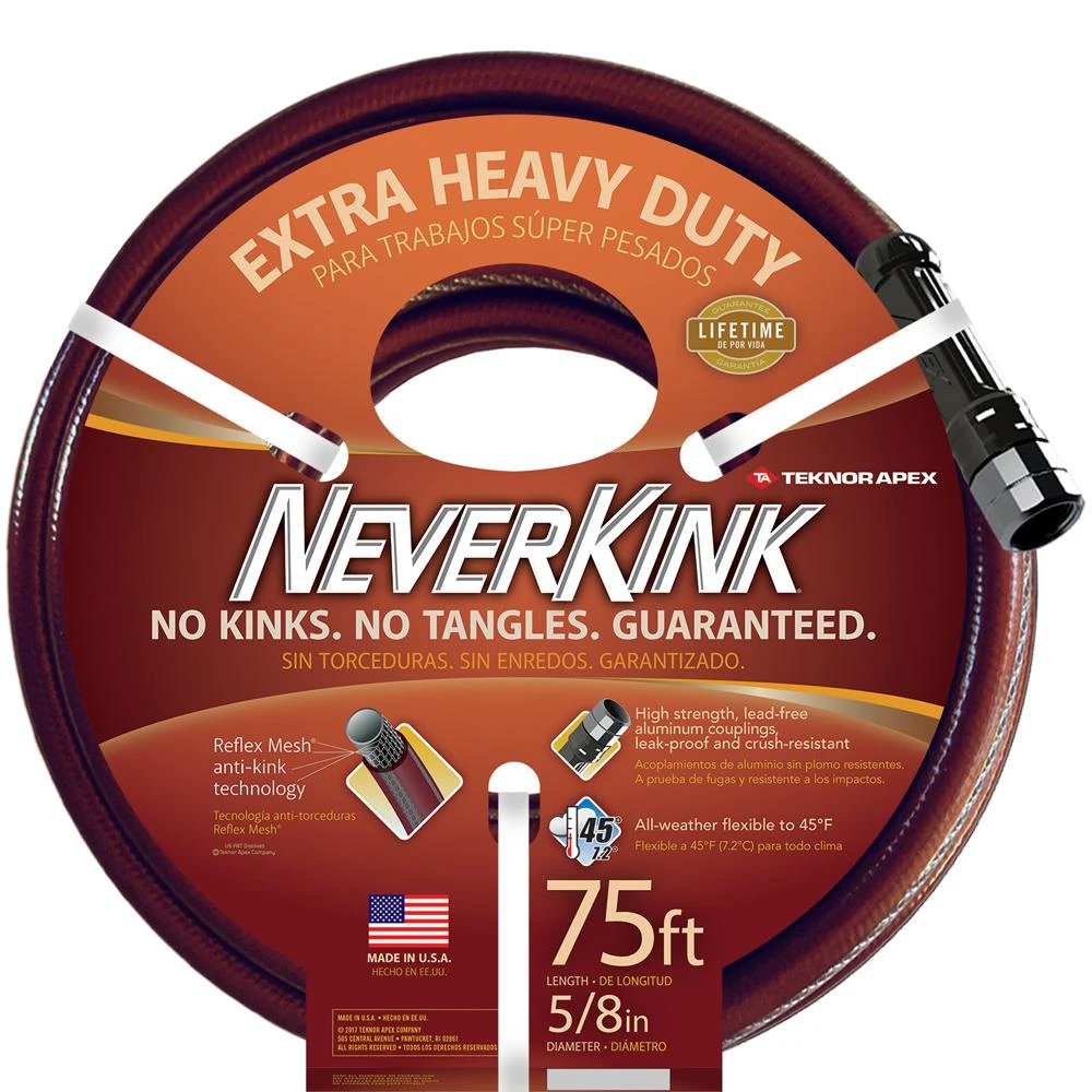 5/8 In. Diameter X 75 Ft. Extra Heavy Duty Water Hose - Model 8642-75
