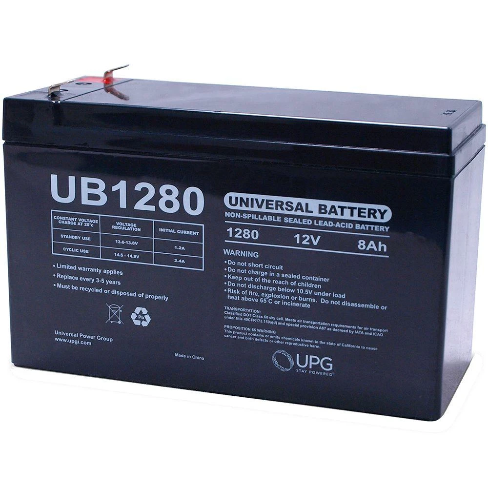 Ub1280 12v 8ah Sealed Agm Lead Acid Battery For Ups Systems