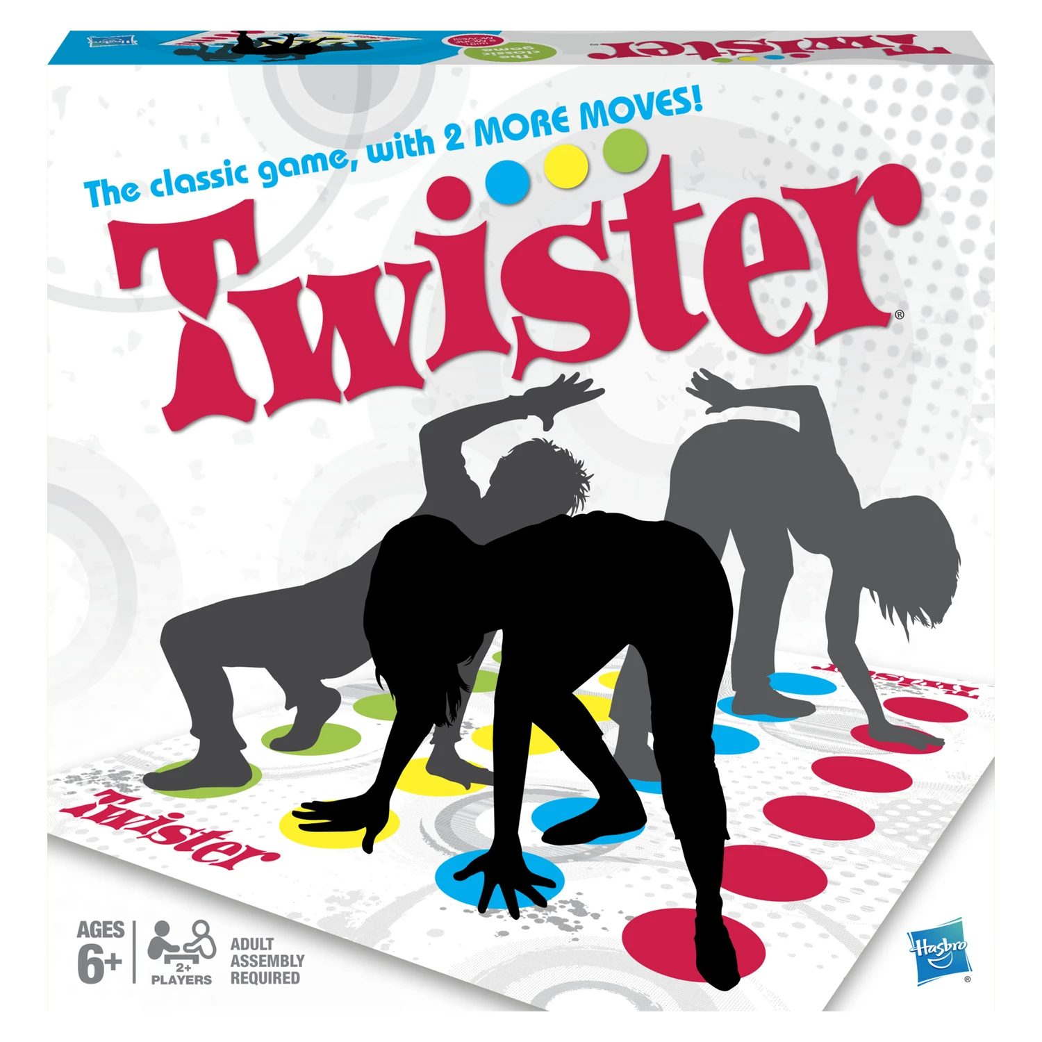Twister Game 2 Pieces - Classic Family Fun For Ages 6 And Up