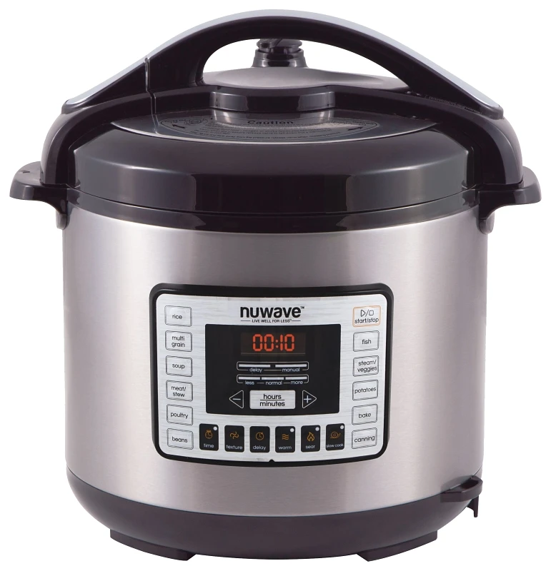 8 Quart Stainless Steel Digital Pressure Cooker With 11 Preset Functions