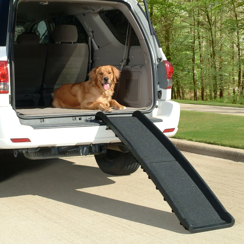 Ultralite Bi-Fold Pet Ramp Lightweight Foldable Design for Easy Storage and Transport