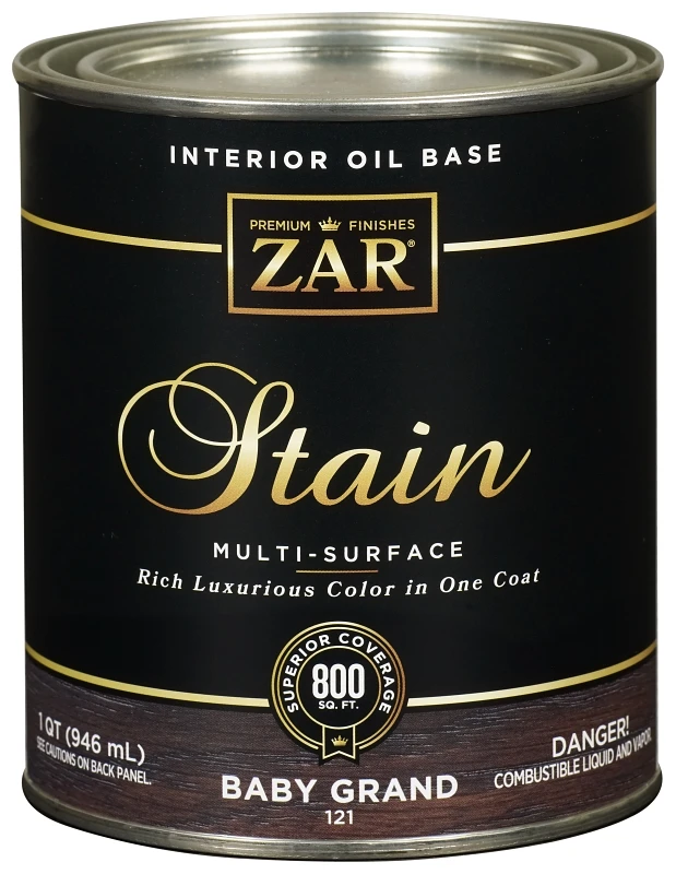 Oil-based Wood Stain, Baby Grand, 1 Quart - Interior Stains & Finishes