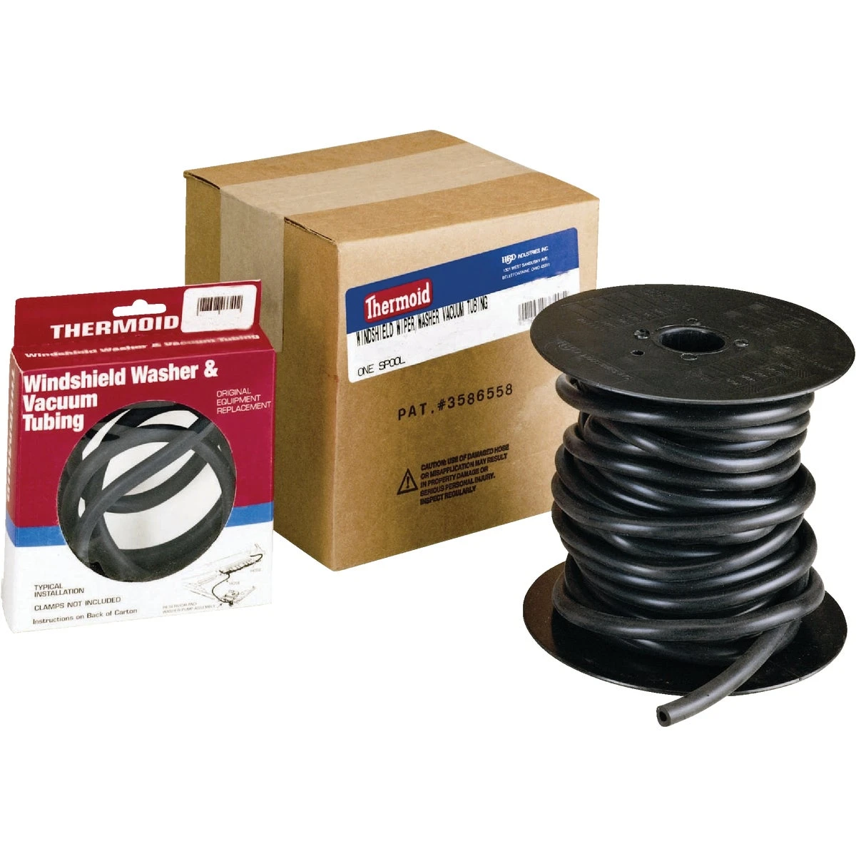 Automotive Windshield Wiper and Washer Vacuum Hose, Seven Thirty-Second Inch by Fifty Feet