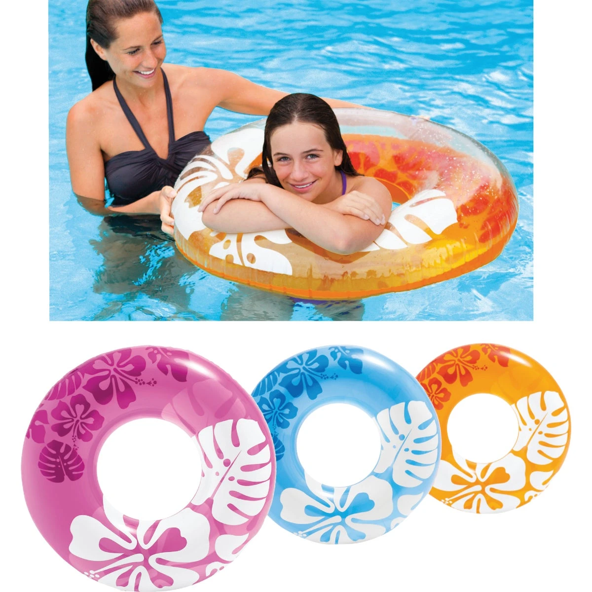 36 Inch Assorted Color Pool Tube Float - Model 59251ep