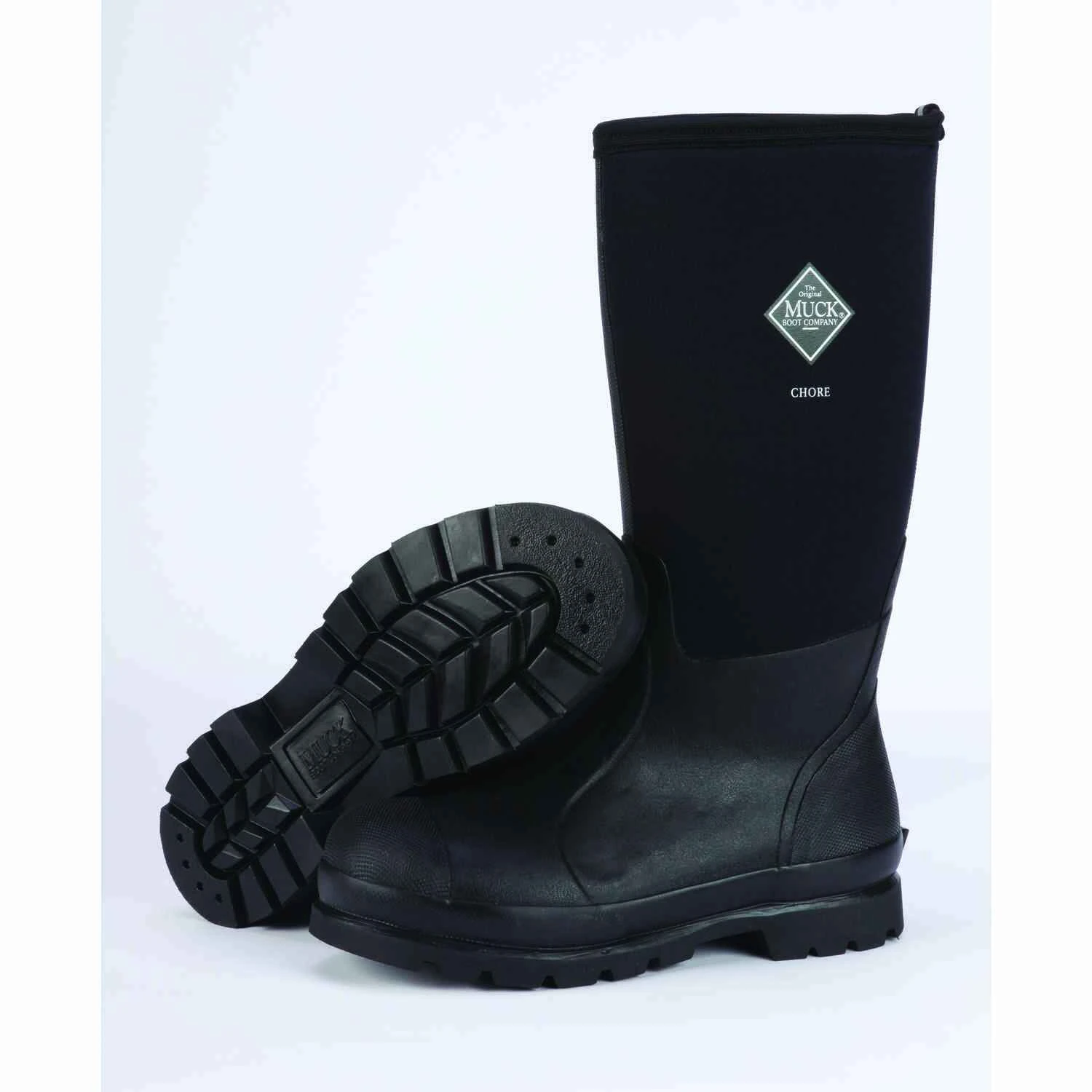 Chore High Work Boots Black Unisex Size 7 Men 8 Women Durable Construction
