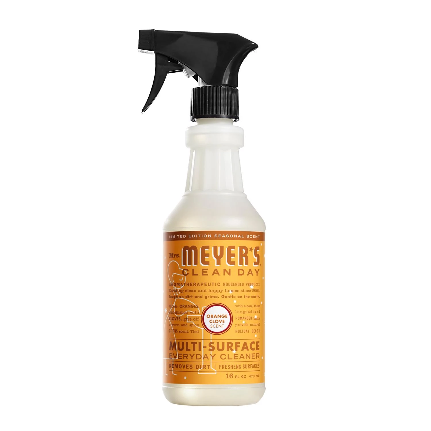 Multi-Surface Cleaner, Holiday Orange Clove Scent, 16 oz.