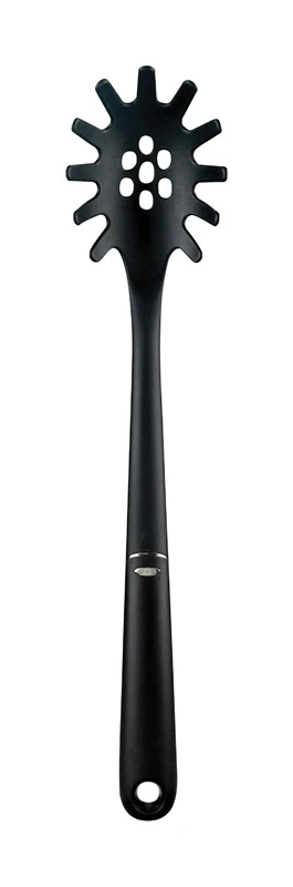 14.9 In. Nylon Spaghetti Server - Black, Heat-resistant, Dishwasher Safe