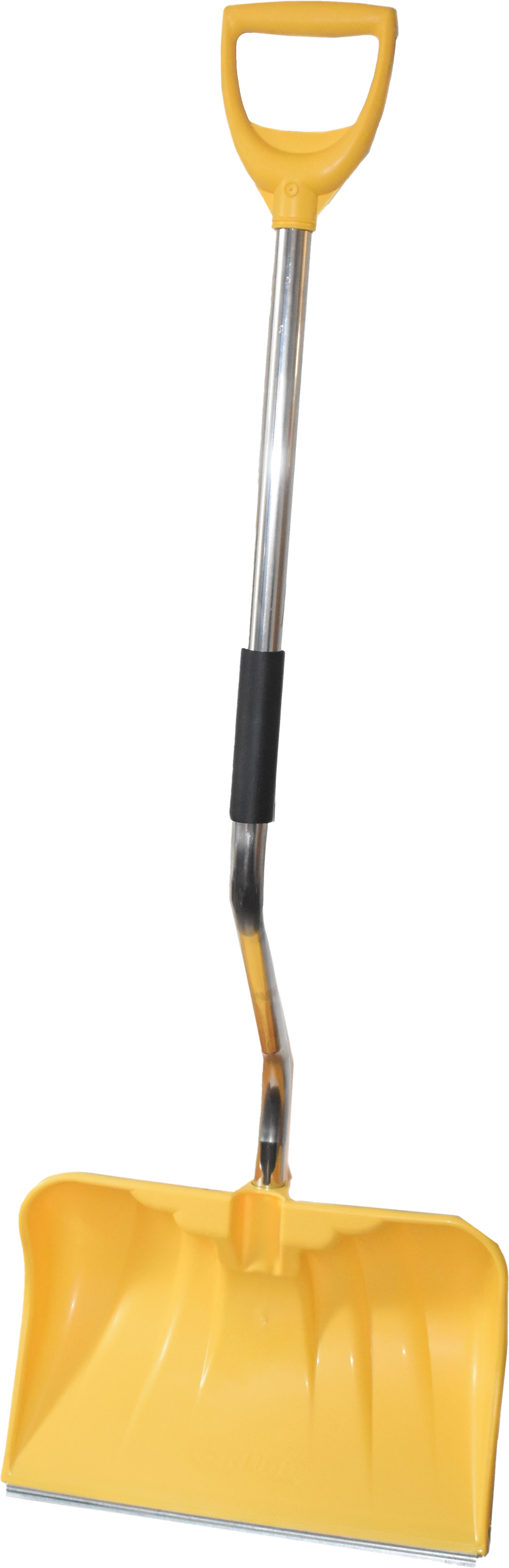 20 In. Poly Snow Shovel With Steel Wear Strip & 42 In. Aluminum Handle