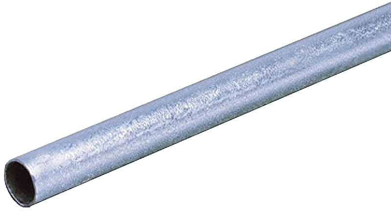 Emt Conduit, 1/2 In Diameter, 10 Ft Length, Galvanized Steel