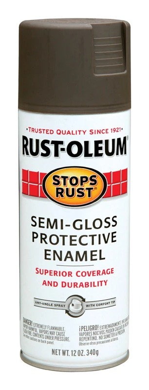 Stops Rust Semi-gloss Anodized Bronze 12 Oz. Anti-rust Spray Paint