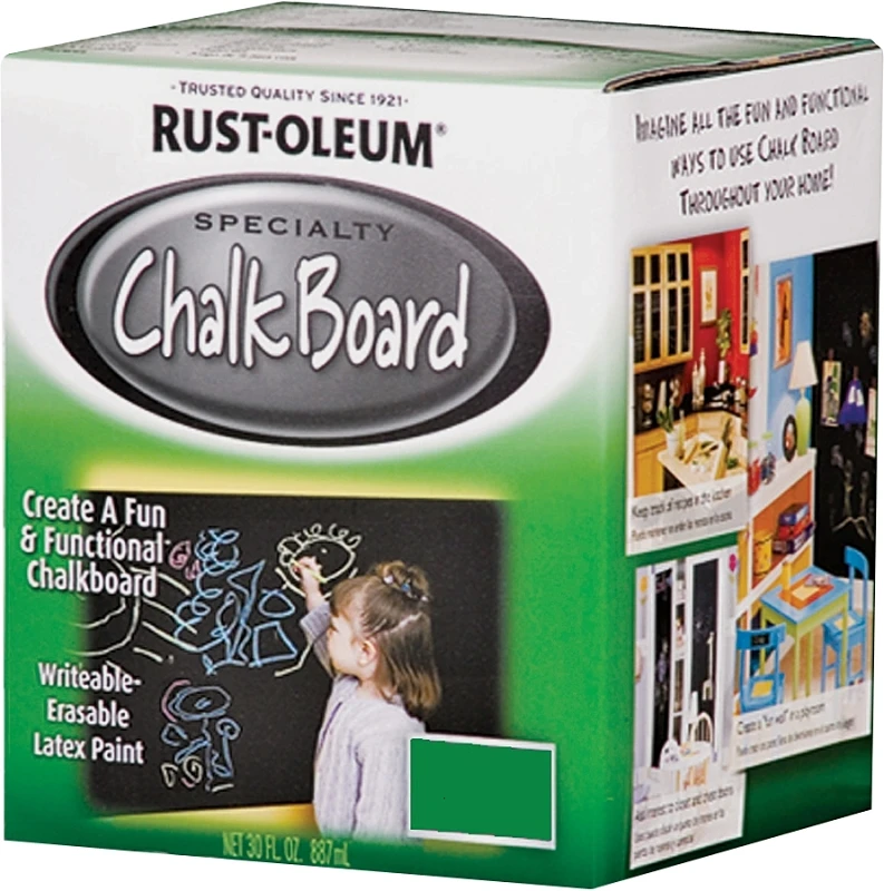 206438 Green Chalkboard Paint, 1 Quart Can - Specialty Paint