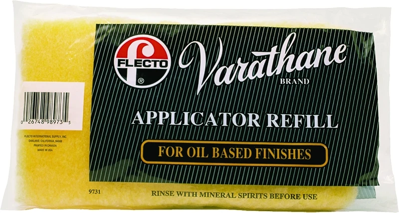 10-Inch Oil Finish Applicator Refill for Wood Finishing Tools