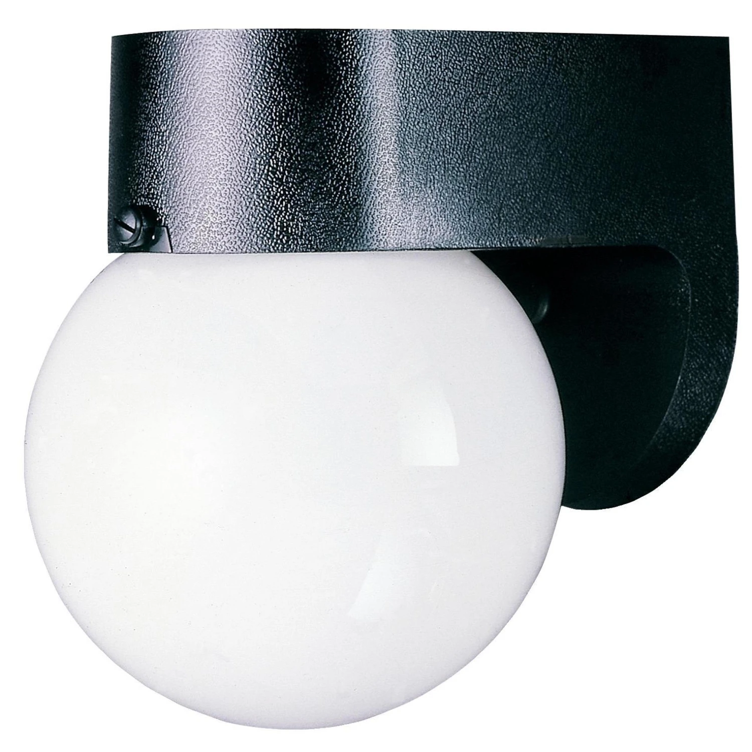 Black Incandescent A15 Outdoor Wall Light Fixture, Model Iol137bk