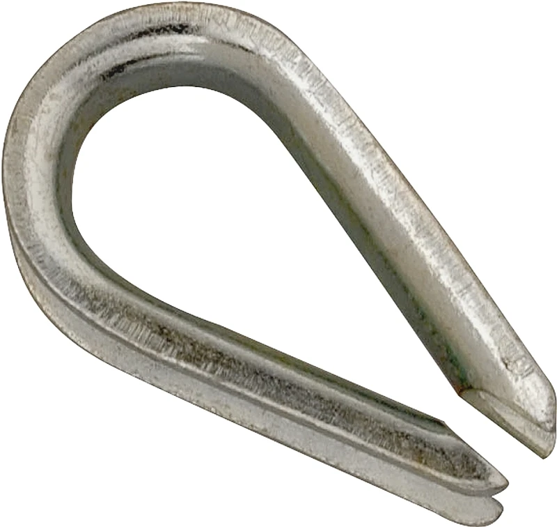 1/2 In. Galvanized Wire Rope Cable Thimble - Model T7670659