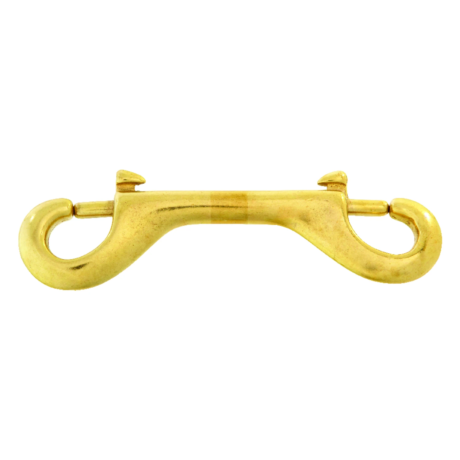 4-1/2 In. Double Ended Bolt Snap, 100 Lb Load Capacity, Polished Bronze