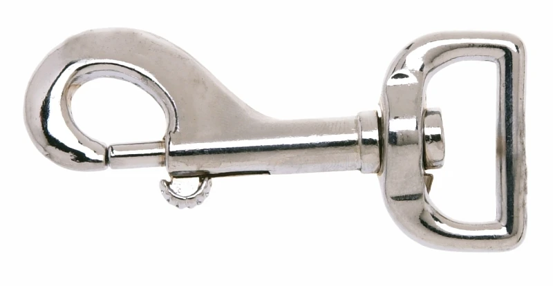 1 Inch Zinc Nickel Plated Bolt Snap with Swivel Strap Eye