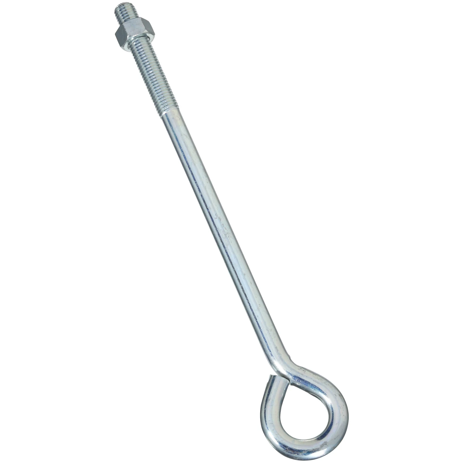Eye Bolt With Hex Nut, Zinc, 5/8 x 14 In.