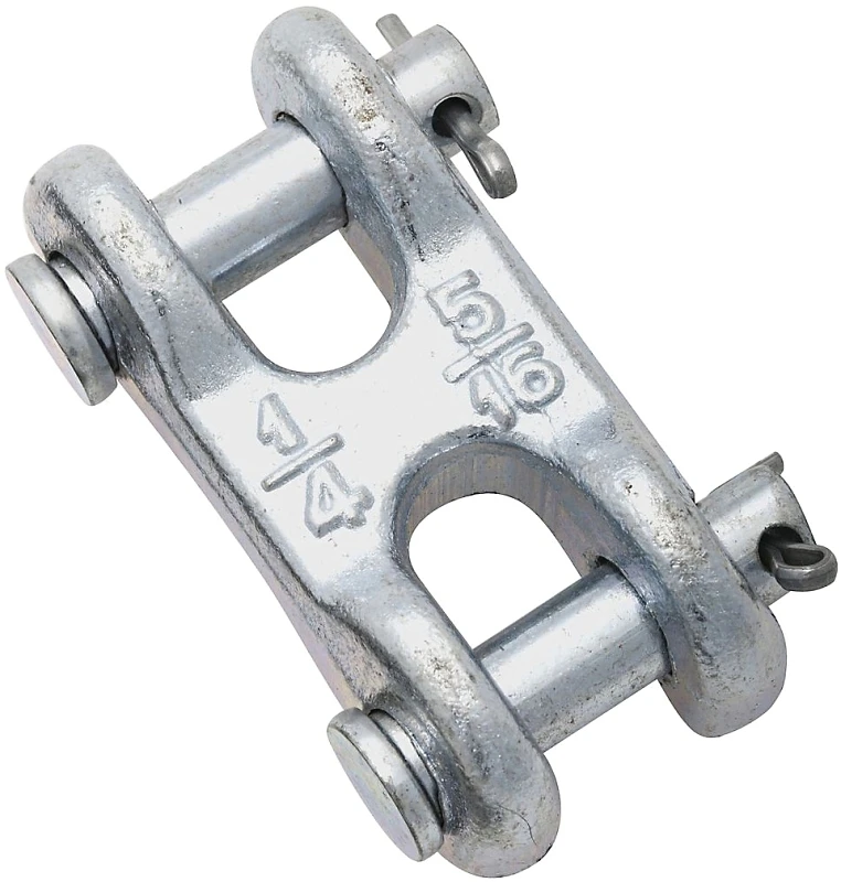 N240-879 Double Clevis Link, 1/4 & 5/16 In, 3900 Lb Working Load