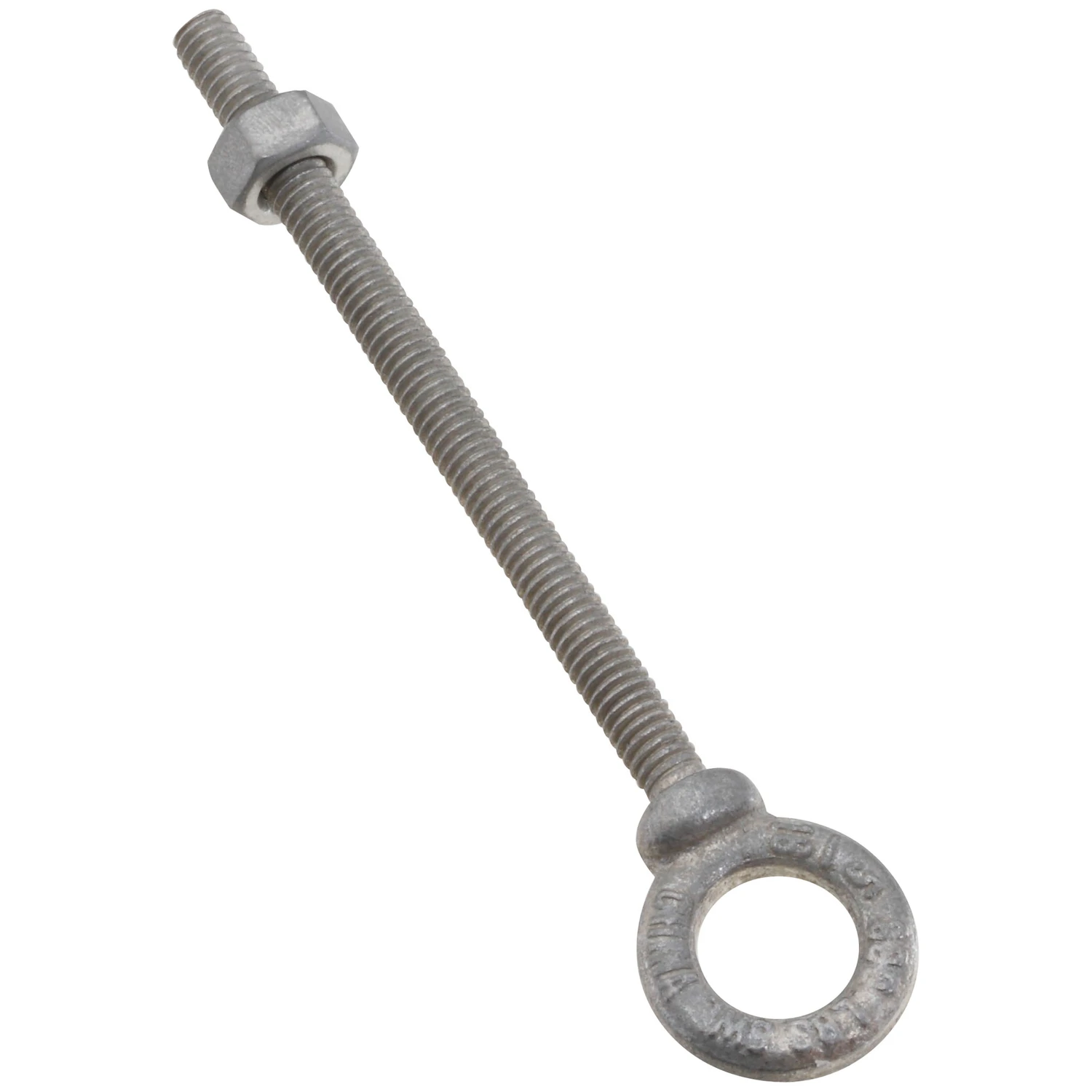 Forged Galvanized Steel Eye Bolt, 5/16 Inch Diameter by 4 and 1/4 Inch Length