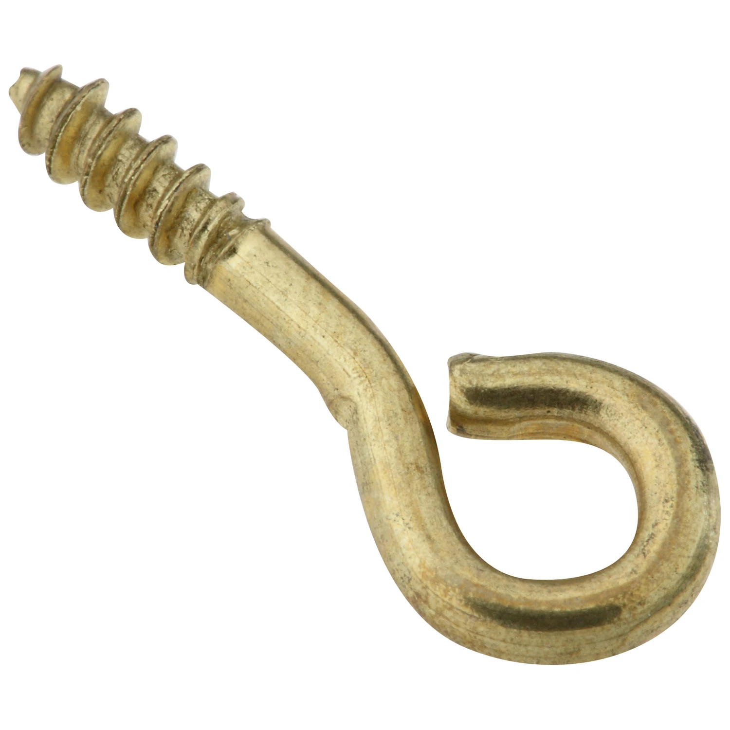 Screw Eye, Small, Brass, 13/16 In., #214, 7-Pk.