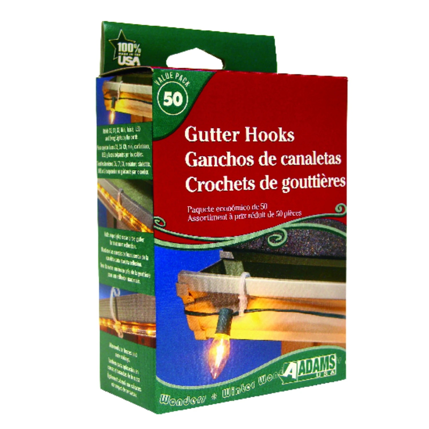 Gutter Hooks, 50-Ct.