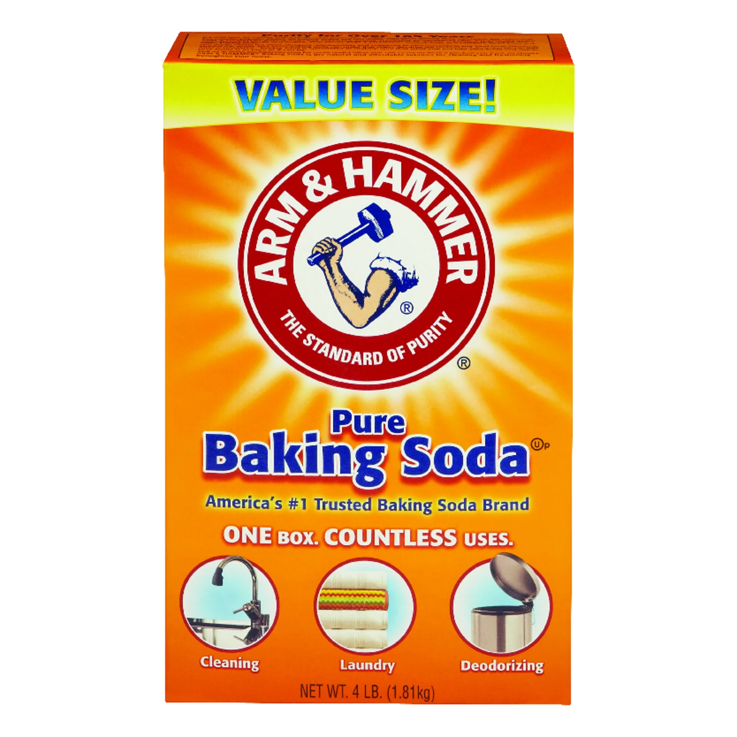 4 Lb. Baking Soda - Multi-purpose Cleaning And Deodorizing Solution