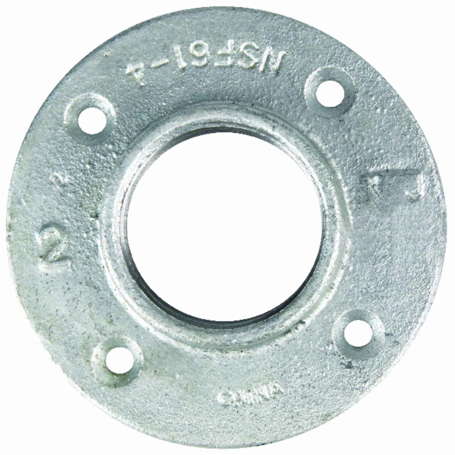 2 Inch Malleable Iron Galvanized Floor Flange - Model 511-608bg