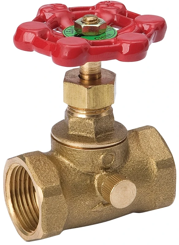 1/2 In. Fips Low Lead Cast Brass Stop And Waste Valve, Model 105-103nl