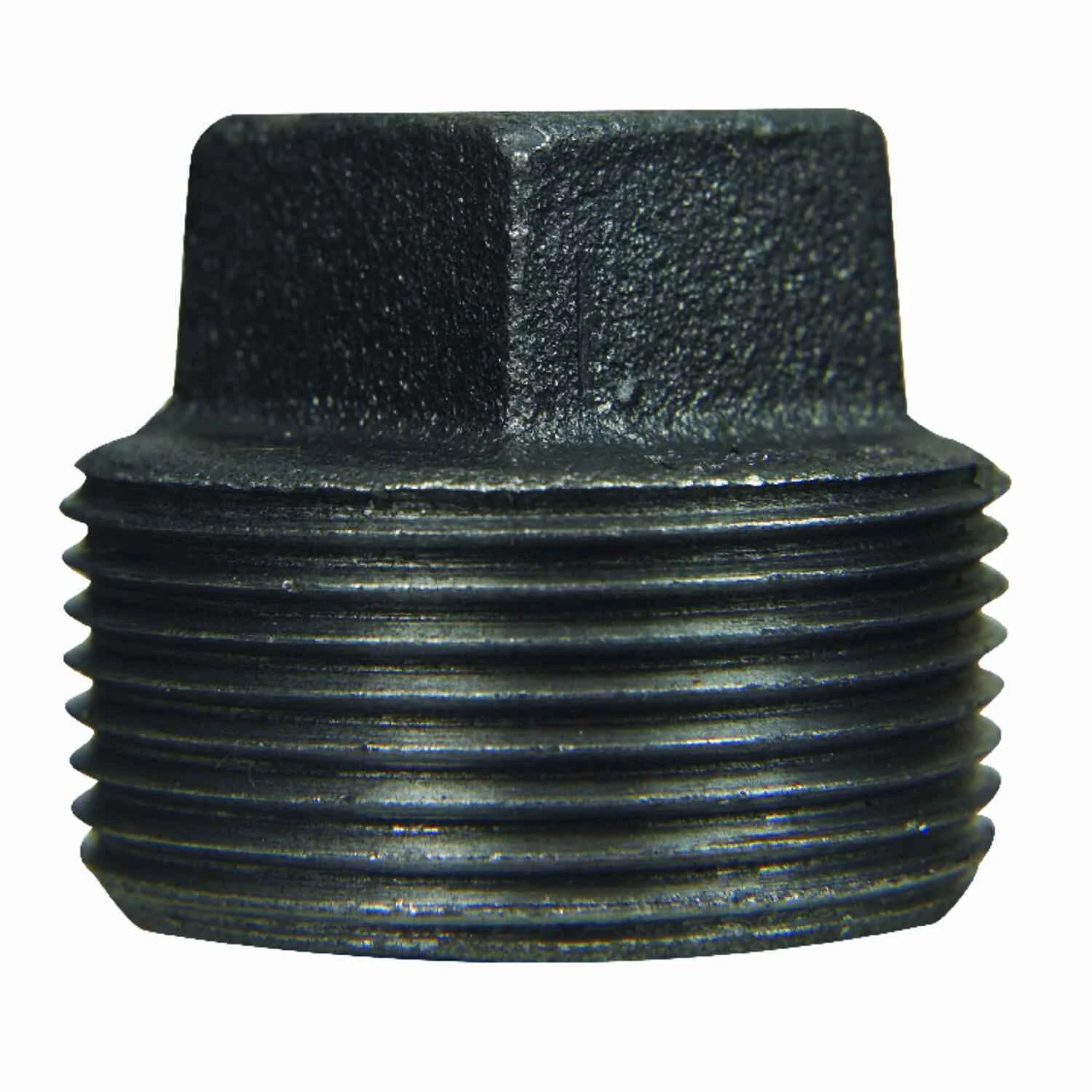 1-1/2 In. Malleable Black Iron Pipe Plug - Model 521-807bg