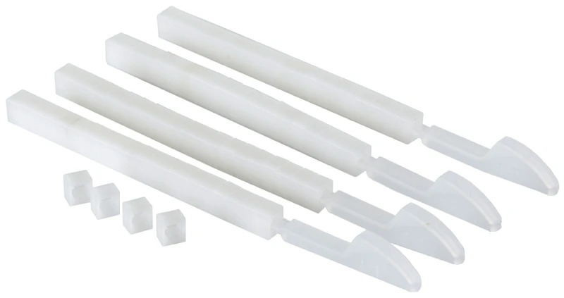 Bundle Boss Cable Tie Lock Clips, White, 100-Pk.