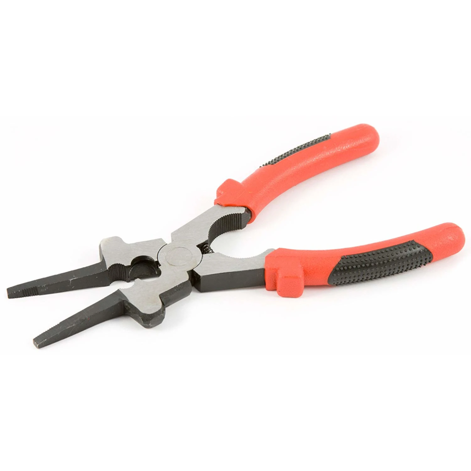 Forney 8.2 in. Alloy Steel Long Nose Pliers Orange 1 pk