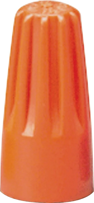 Wire Connector, 22-14 AWG, Orange, Small, 100-Pk.