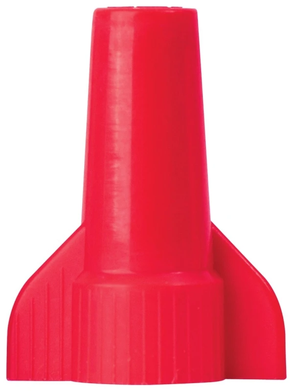 Wing-Gard Wire Connector, Twist-On, 14-10 AWG, Red, Large, 125-Pk.