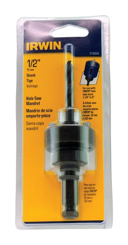 373004 1/2 In. Hex Shank Mandrel Hole Saw Arbor For 1-1/4 To 6 In. Diameter