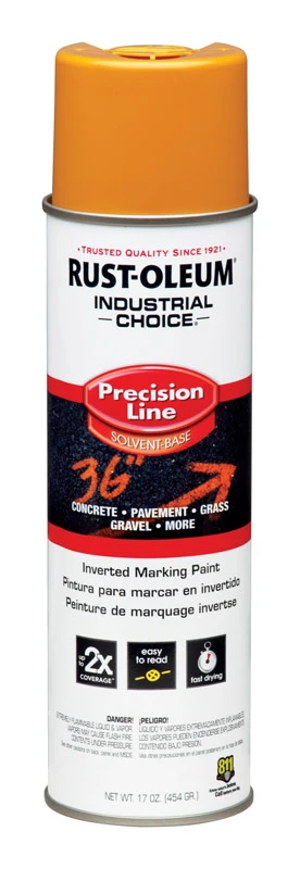 Caution Yellow 17 Oz. Inverted Marking Spray Paint