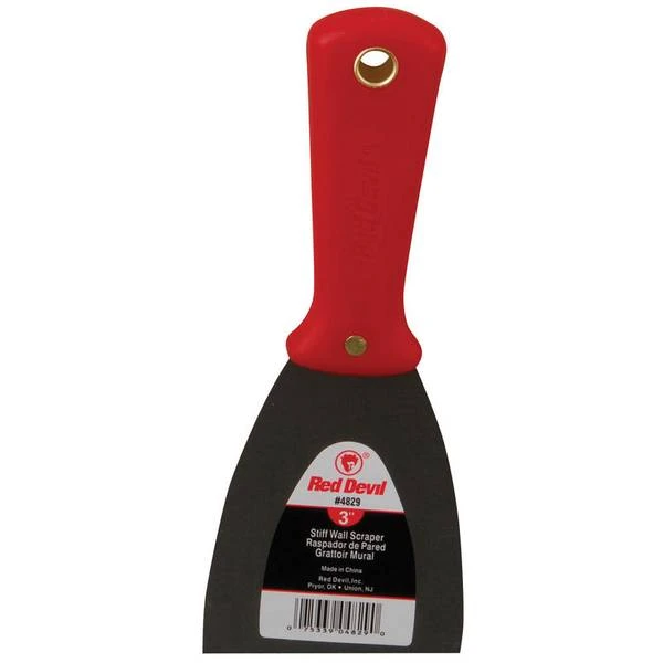 630-4829 3 Inch Stiff Wall Scraper For Spackling And Painting