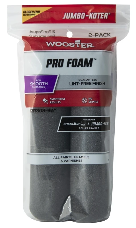 ROLLER COVER FOAM 2 PACK 6.5IN