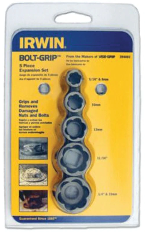 Bolt-Grip 5-Pc. Damaged Bolt Extractor Set