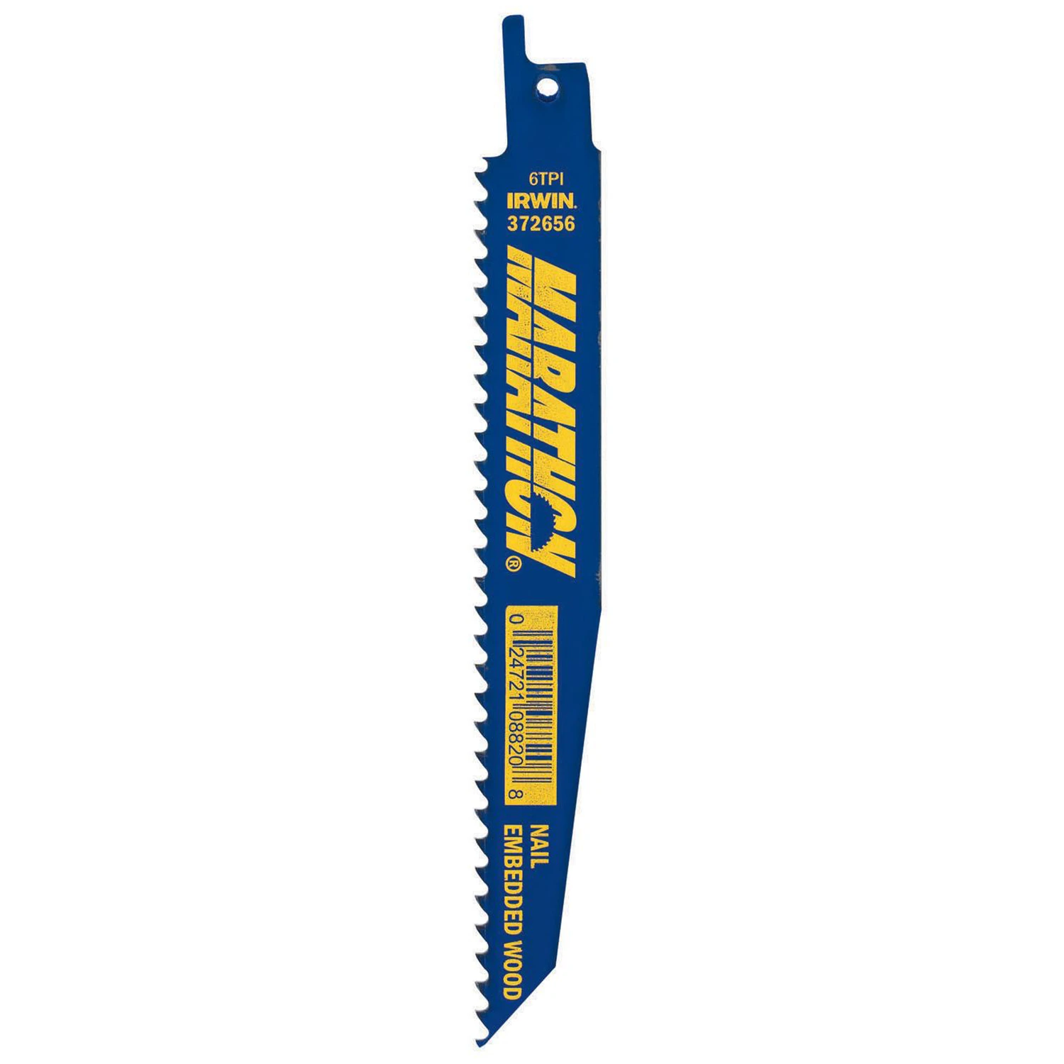 6 In. Bi-metal Reciprocating Saw Blade 6 Tpi 1 Pk Model 372656