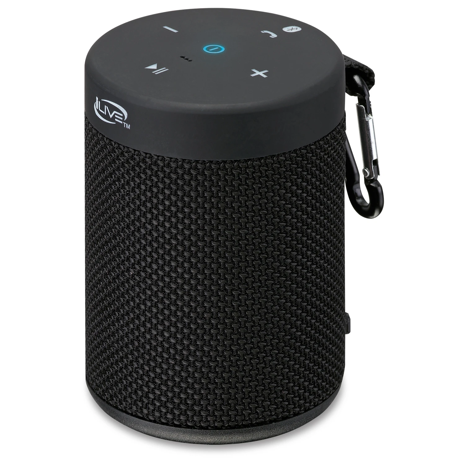 Waterproof Wireless Bluetooth Speaker, IPX5 Rated, Black Color